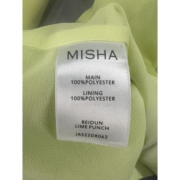 Anthropologie Misha Tie Front Mini Blazer Size 10 Green - Picture 12 of 12